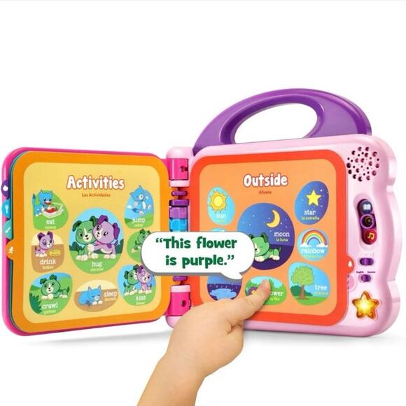 LeapFrog Scout and Violet 100 Words Book, bilingual educational toy 18+months - Picture 8 of 10